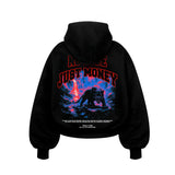 BANGGANG NO LOVE JUST MONEY HOODIE BLK