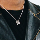 TWOJEYS CASINO NECKLACE SILVER