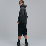 HOOD HOUSE SYMBOL SIGNAL HOODIE PIGMENT BLACK