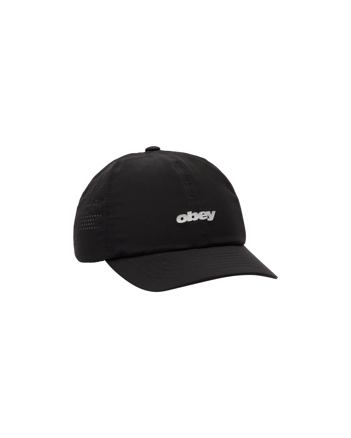 OBEY PACE 6 PANEL TRAIL CAP BLACK