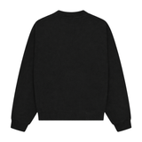 HOOD HOUSE SIGNATURE SCRIPT BLACK CREWNECK