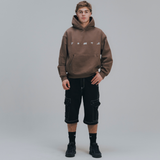 HOOD HOUSE SYMBOL SIGNAL HOODIE TAUPE