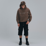 HOOD HOUSE SYMBOL SIGNAL HOODIE TAUPE