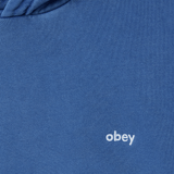 OBEY LOWERCASE PIGMENT HOOD PIGMENT ELECTRIC INDIGO