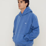 OBEY LOWERCASE PIGMENT HOOD PIGMENT ELECTRIC INDIGO