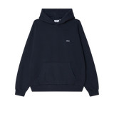 OBEY LOWERCASE PIGMENT PULLOVER PIGMENT PIGMENT DARK NAVY