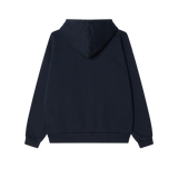 OBEY LOWERCASE PIGMENT PULLOVER PIGMENT PIGMENT DARK NAVY