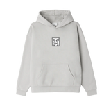 OBEY ICON EXTRA HEAVY HOODIE ASH GREY