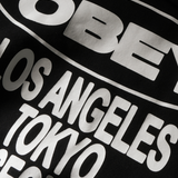 OBEY OVAL CITIES HOOD BLACK