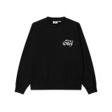 OBEY SPELLBOUND FADED CREWNECK DIGITAL BLACK FADED WASH