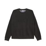 OBEY COLLEGIATE PIGMENT CREWNECK PIGMENT STRETCH LIMO