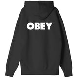 OBEY BOLD HOODIE BLK