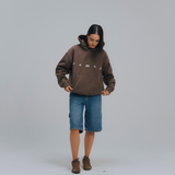 HOOD HOUSE SYMBOL SIGNAL HOODIE TAUPE