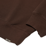 HOOD HOUSE SIGNATURE SCRIPT BROWN CREWNECK