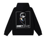 OBEY GLOBAL SYSTEMS HOOD BLACK