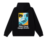 OBEY VISUAL DESIGN STUDIO HOOD BLACK