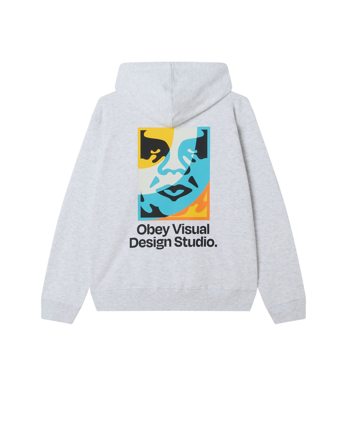 OBEY VISUAL DESIGN STUDIO HOOD HEATHER GREY