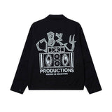OBEY MILTON JACKET BLK