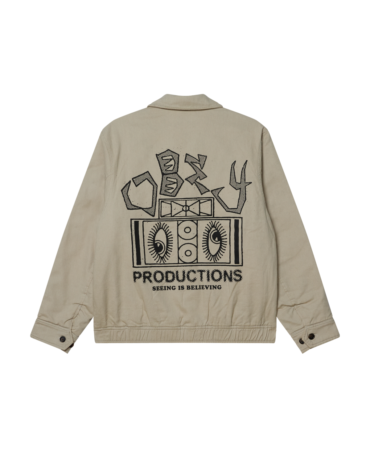 OBEY MILTON JACKET PELICAN