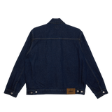OBEY BASE TRUCKER JACKET RINSE INDIGO