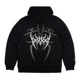 MORE AMOR SHARP SPINE HOODIE BLK