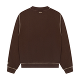 HOOD HOUSE DOUBLE HASH BROWN CREWNECK