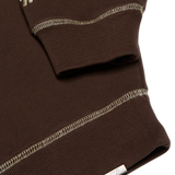 HOOD HOUSE DOUBLE HASH BROWN CREWNECK