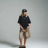 HOOD HOUSE HERITAGE BLACK T-SHIRT