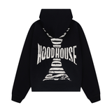 HOOD HOUSE DISTRESSED BLACK HOODIE