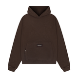 HOOD HOUSE CORE PATCH BROWN HOODIE