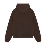 HOOD HOUSE CORE PATCH BROWN HOODIE