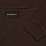 HOOD HOUSE CORE PATCH BROWN HOODIE