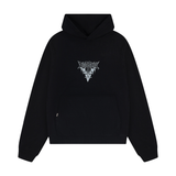HOOD HOUSE NIGHT EMBLEM BLACK HOODIE