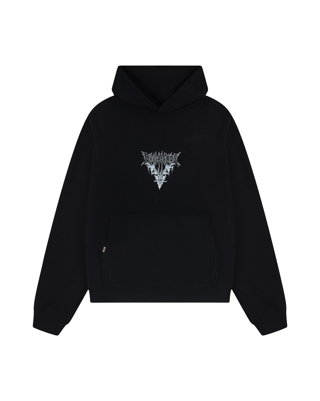 HOOD HOUSE NIGHT EMBLEM BLACK HOODIE