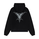 HOOD HOUSE NIGHT EMBLEM BLACK HOODIE