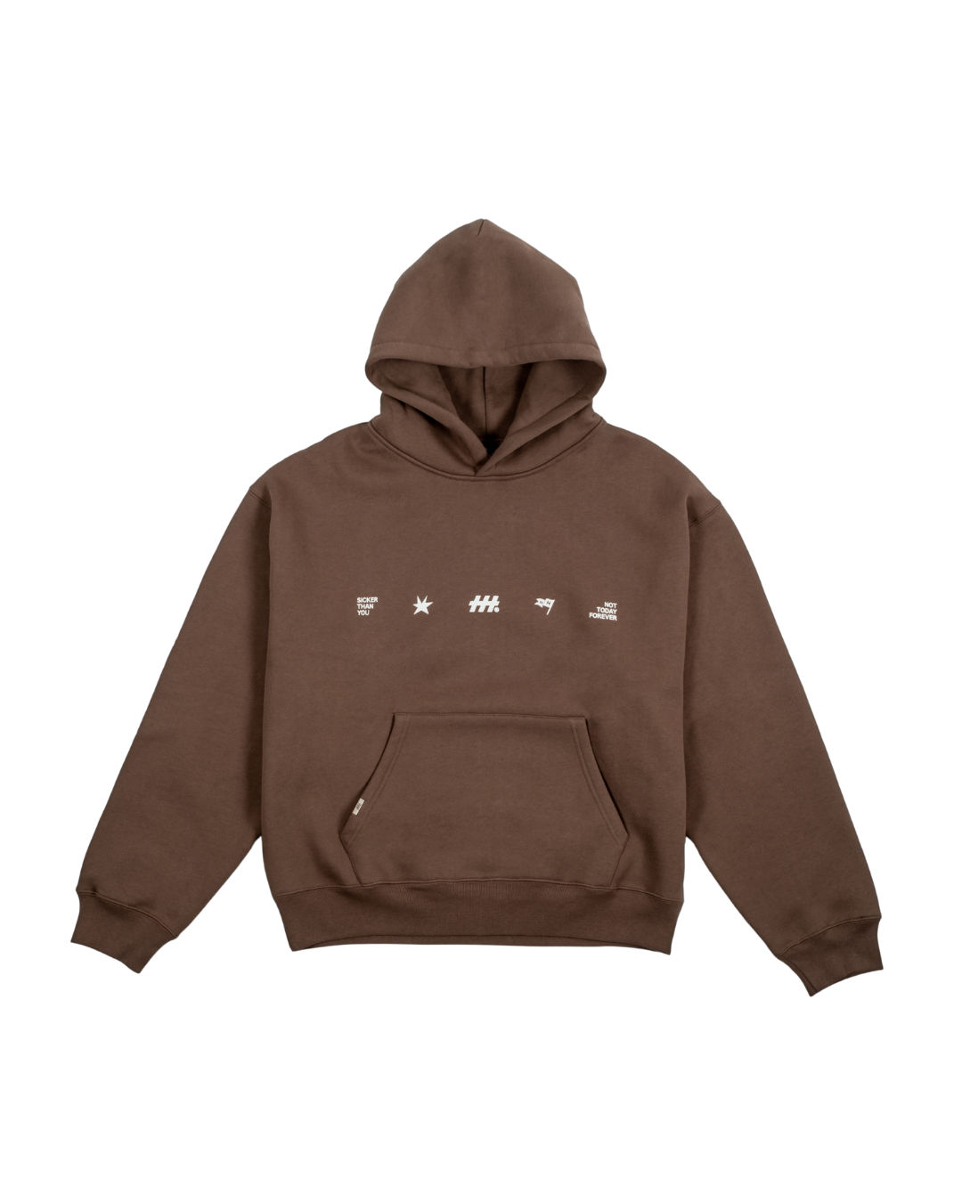 HOOD HOUSE SYMBOL SIGNAL HOODIE TAUPE