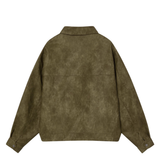 MOCHA "WINDY" PU LEATHER JACKET