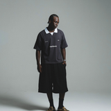 HOOD HOUSE STAR PIGMENT BLACK POLO