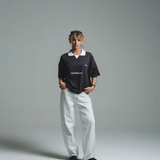 HOOD HOUSE STAR PIGMENT BLACK POLO