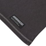 HOOD HOUSE ESSENTIAL EMBROIDERY PIGMENT BLACK T-SHIRT
