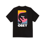 OBEY QUARTER ICON CLASSIC SS BLK