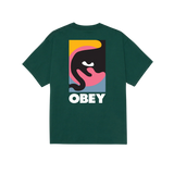 OBEY QUARTER ICON CLASSIC SS RAINFOREST