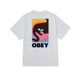 OBEY QUARTER ICON CLASSIC SS WHT