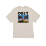 OBEY IN A DIFFERENT PLACE CLASSIC SS SILVER GREY
