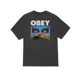 OBEY IN A DIFFERENT PLACE CLASSIC SS VINTAGE BLACK