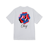 OBEY PAPER ROSE SS WHITE