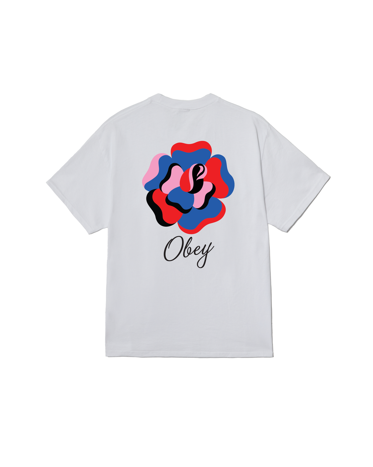 OBEY PAPER ROSE SS WHITE