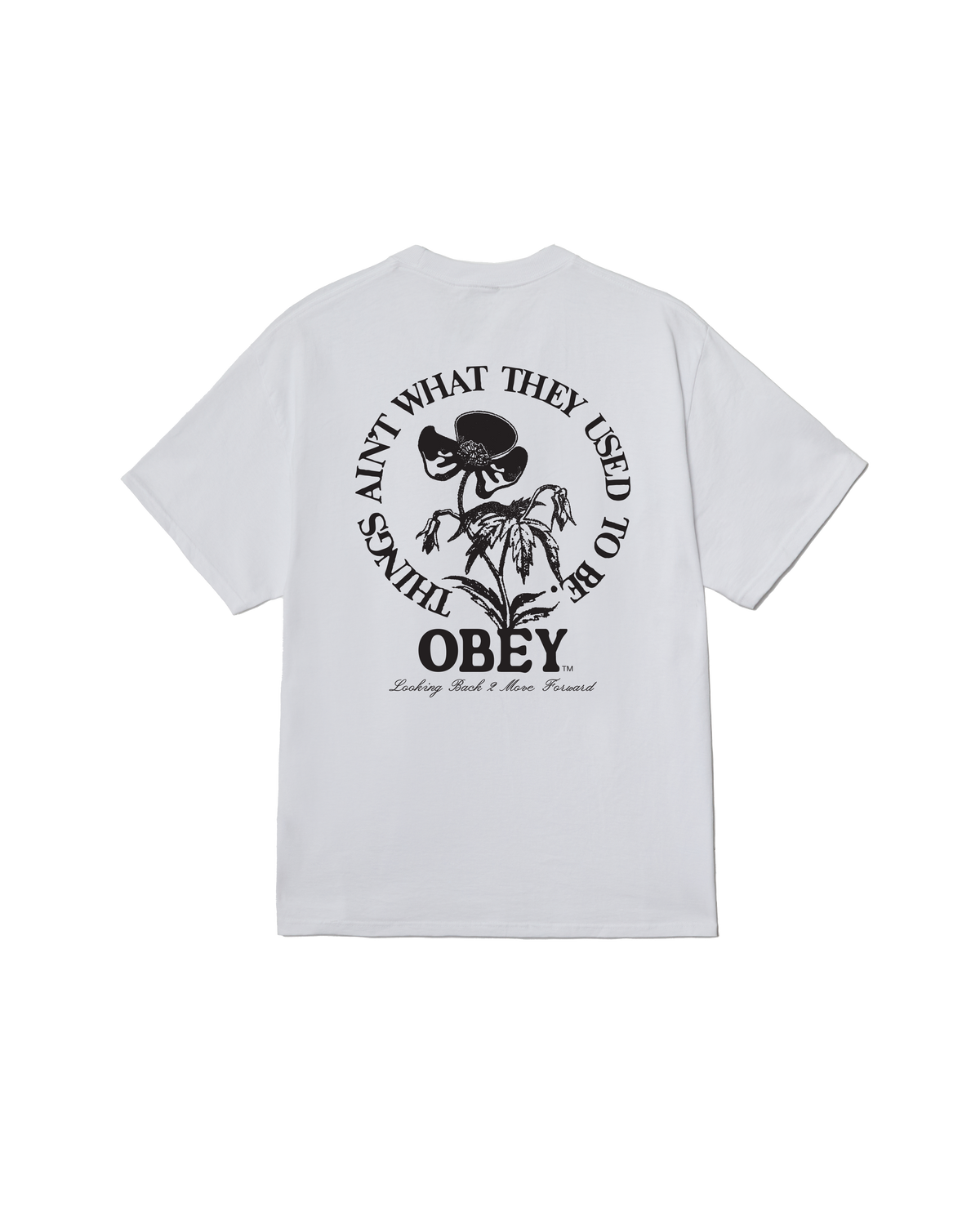 OBEY MOVE FORWARD SS WHITE