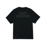 OBEY STUDIOS OUTLINE PIGMENT SS PIGMENT TRUE VINTAGE BLACK