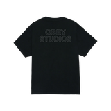OBEY STUDIOS OUTLINE PIGMENT SS PIGMENT TRUE VINTAGE BLACK